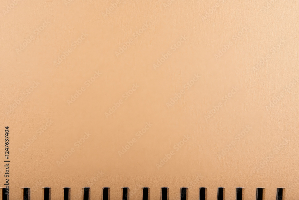 Poster a tan background with a black line running through it