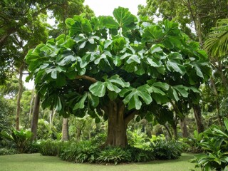 big leaf tree