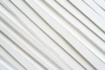 Obraz premium Abstract White Architectural Lines with Geometric Patterns and Minimalistic Design