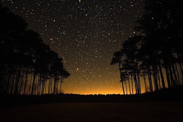 night sky with stars