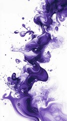 purple fluid abstract art swirling paint design