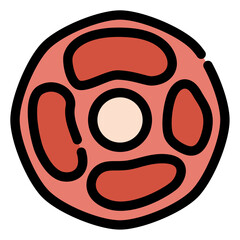 Obraz premium oxtail meat icon