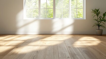 Bright Interior Space with Natural Light and Greenery