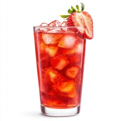 Strawberry Hibiscus Iced Tea 