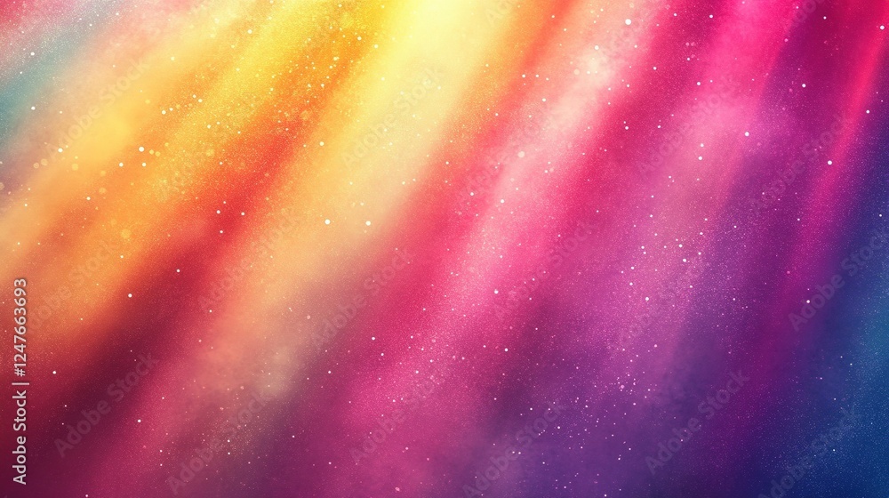 Poster vibrant light rays emanating cosmic digital art abstract background colorful environment abstract vi