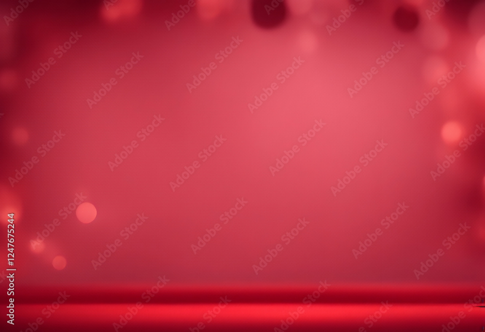 Poster red studio placement background product template design abstract gradient smooth blur website stage 