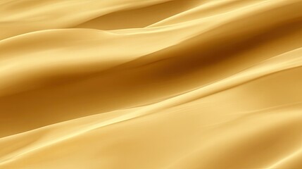 Obraz premium Abstract gold fabric texture with soft, flowing waves and folds.