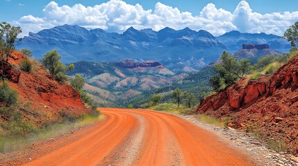 Fototapeta premium road in the mountains