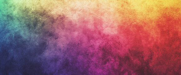 Abstract Bokeh Background with Colorful Soft Lights and Glowing Particles