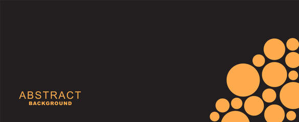 luxury premium black background with orange and gold lines. matt black background with some gold line mix with cream color abstract shapes design. orange abstract wave shape with gold wave line