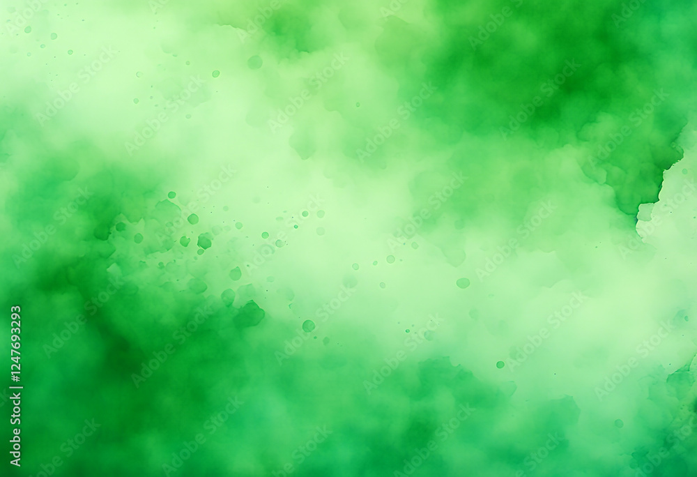 Canvas Prints ombre background green watercolor abstract art analog artistic border colours design withering graph
