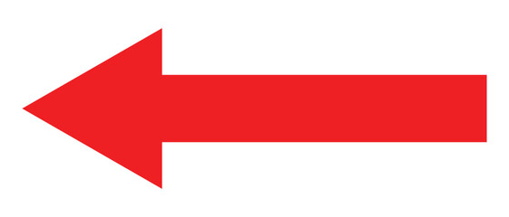 long arrow vector icon. double side left and right  straight Horizontal long arrow icon. flat style long arrow vector illustration.