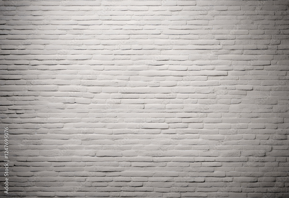 Poster brick background white texture wall abstract architecture art block built cement concrete design dir