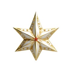 Obraz premium STAR 3D RENDER NEW YEAR CHRISTMAS