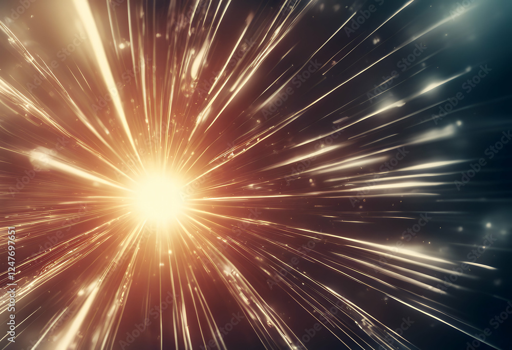 Aufkleber abstract adjust using sun flare lens digital optical your burst sunlight color gradient rays selecti