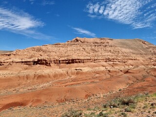 beautiful landscape of the desert