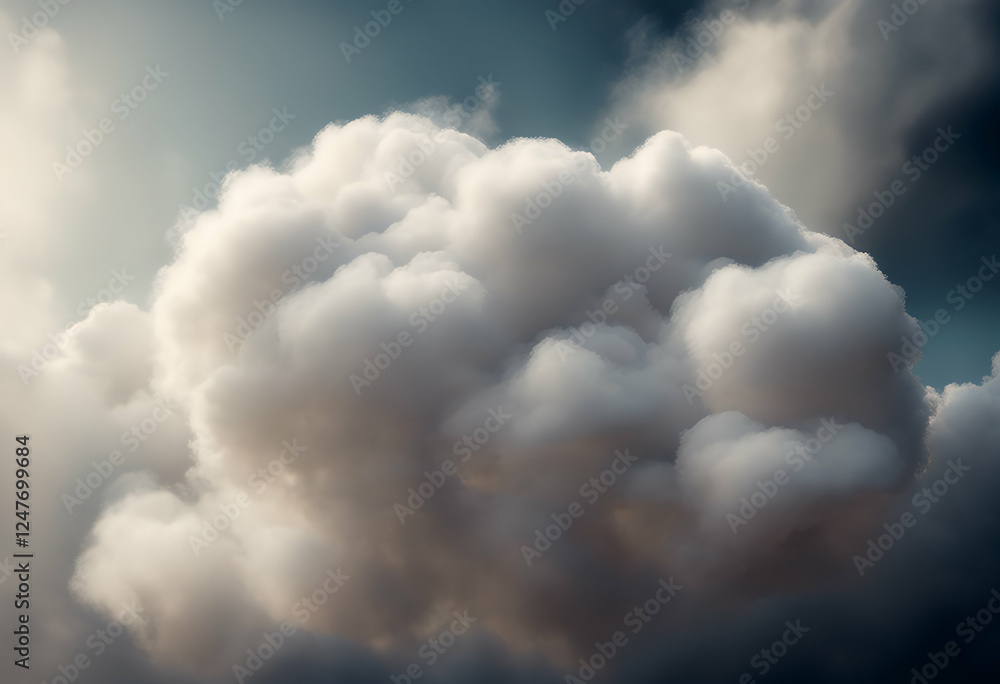 Poster special 3d steam file cloudy rendering condensation cumulus png effect explode meteorology montage r
