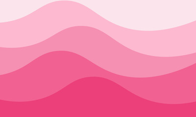 Overlapping pink business wave banner. flat pink gradient. wavy background. trendy