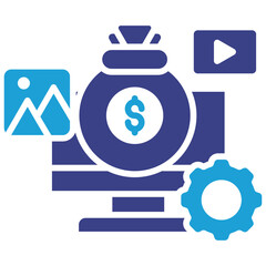 Digital Asset Management Icon