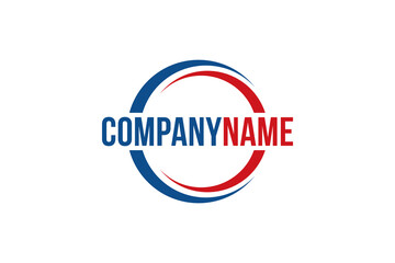 Abstract Swossh Logo Template