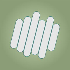 Light xanadu puzzle-shaped photo collage perfect for a subtle, elegant approach to organizing photos with a creative flair.