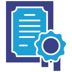 Obraz premium Certificate Icon