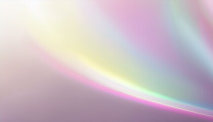 Obraz premium 무지개빛이 부드럽게 흘러가는 꿈 같은 배경, 희망과 즐거움을 상징하는 이미지
