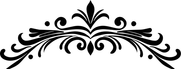 Vintage decorative border victorian illustration