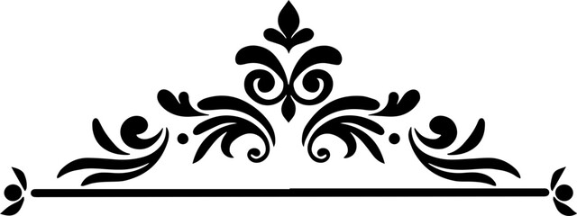 Vintage decorative border victorian illustration