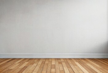 empty rooms wall with wood floor