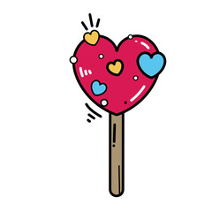 Sweet Candy Shape and ribbon For your valentines day, wedding or love presents design. For your valentines day, wedding or love presents design.