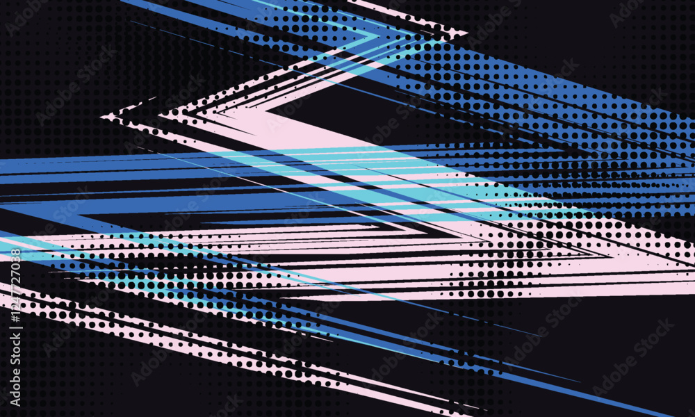 Poster blue color pattern gradient grunge texture background.