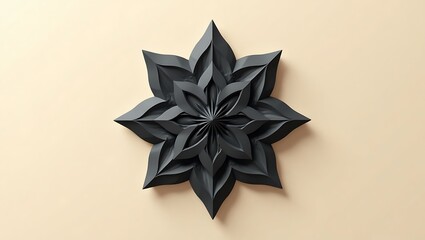 Geometric star - intricate design suggesting elegance - graphic design or background use