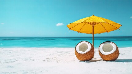 Vibrant Yellow Umbrella Standing Out Against a Gloomy Sky Symbolizing Hope and Joy While Providing Shelter in a Rainy Urban Setting Evoking Feelings of Comfort and Warmth