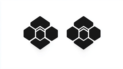 Fototapeta premium vector illustration of an abstract background logo design vector