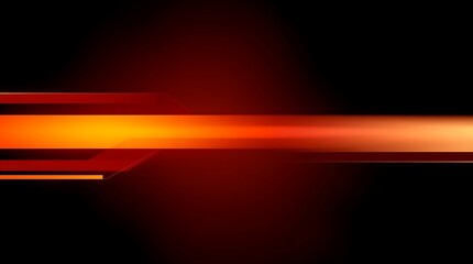 Abstract modern flat design.  Warm color palette of reds, oranges, and yellows against a dark, sleek black background.  Diagonal lines suggest metallic texture.  Clean, simple, two-dimensional shapes 