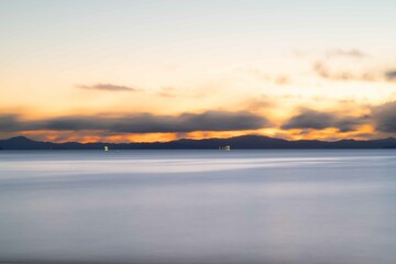 Obraz premium 2月の奥松島室浜