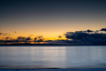 Naklejka premium 2月の奥松島室浜