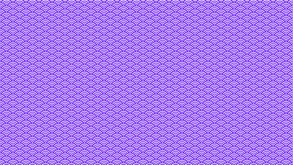青海波　紫　purple　水　波　和柄　テキスタイル