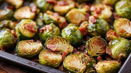 Roasted Brussels Sprouts with Bacon: A Delicious and Healthy Side Dish