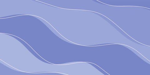 Attractive blue abstract background wave pattern. Design for banner, poster, social media.