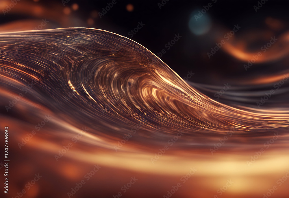 Poster dynamic wave background abstract action artwork blue business concept conceptual contemporary curve 
