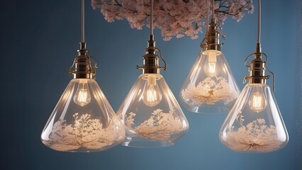 1. "Contemporary Hanging Ceiling Lights in a Shared Office"
