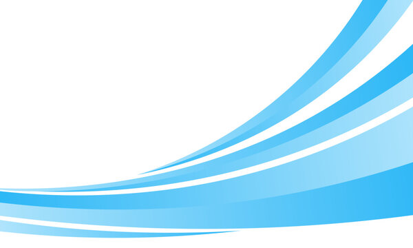 Abstract blue wavy background. Graphic design banner pattern background template. dynamic curve shape design.