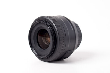 DSLR Camera Lens isolated on white background