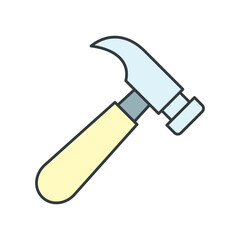 Hammer icon vector design templates simple and modern concept