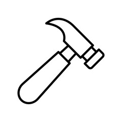 Hammer icon vector design templates simple and modern concept