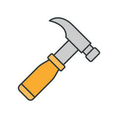 Hammer icon vector design templates simple and modern concept