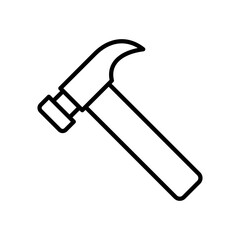 Hammer icon vector design templates simple and modern concept
