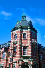 Obraz premium 岩手銀行赤レンガ館（岩手県・盛岡市）